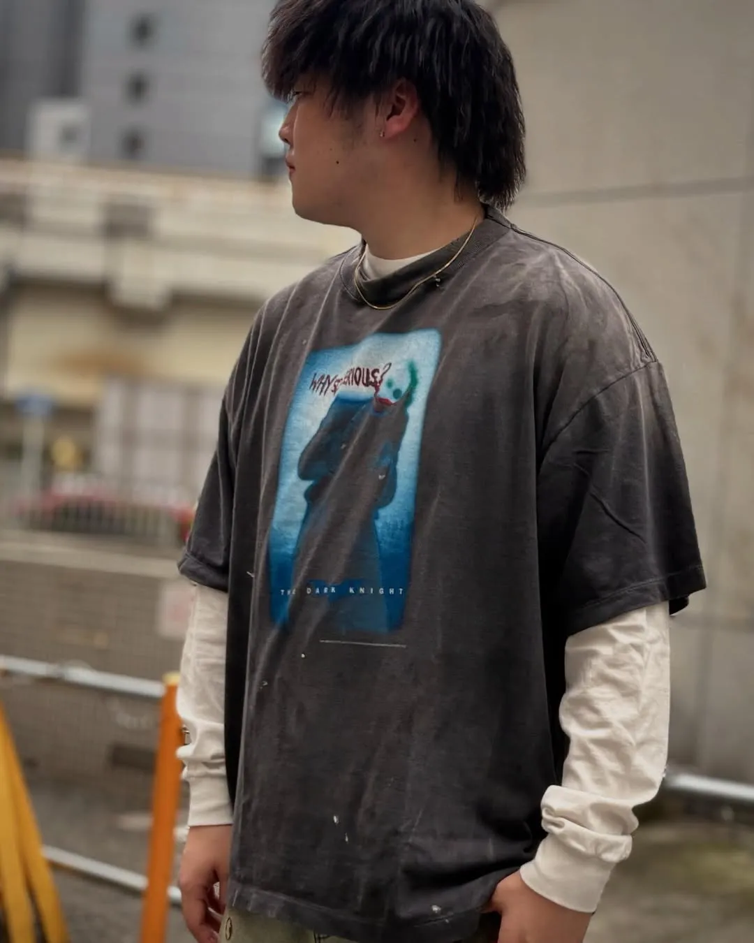 ⚠️This season's most important Batman-Joker IP collaboration SAINT Mxxxxxx x The Dark Knight BTM SS TEE/LIP/BLACK Dark Knight Batman collaboration Joker's Kiss/Joker Dagger retro distressed short-sleeves Washed black S-XL Assute ready-to-wear dyeing Ma Liu faded Re-washed to make old Genuine proofing Custom-made correct main mark Washed mark Differences see pictures and goods Top-notch printing technology God restores every detail of the original product
